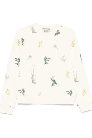 Scotch&Soda Felpa con ricamo floreale