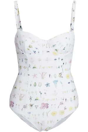 Erdem Costume da bagno a fiori