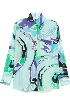 Puccini Camicia con stampa Orchidee