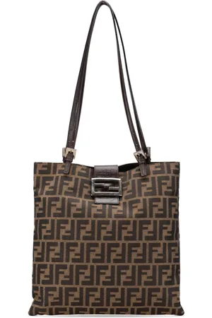 Fendi Borsa tote in tela con motivo Zucca XX secolo