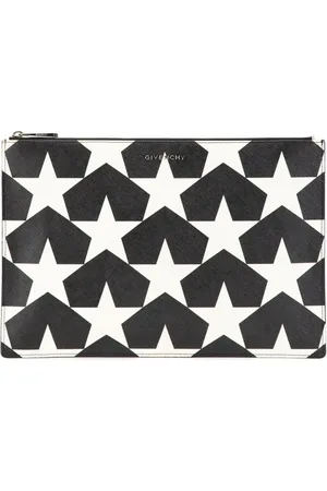 Givenchy Clutch grande in pelle di vitello con stampa stelle 2017