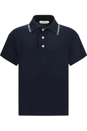 Namacheko Polo in cotone con ricamo logo