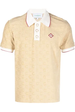 Casablanca Polo con monogramma jacquard