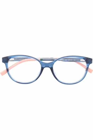 Lacoste Occhiali ovali bicolore