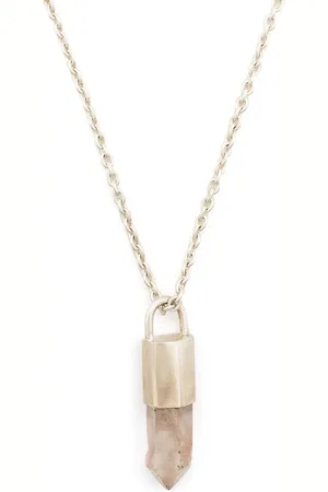 PARTS OF FOUR Collana con pendente in quarzo e sterling