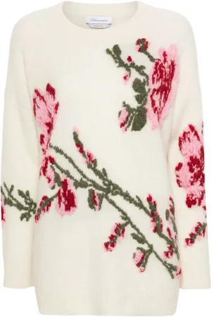 BLUMARINE Maglione con effetto jacquard
