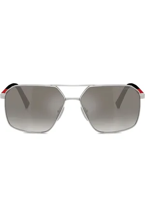 Prada Occhiali da sole con montatura stile pilota