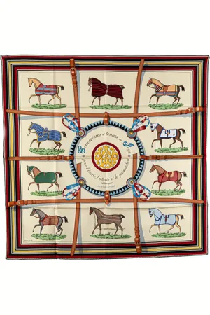 Hermès Foulard Couvertures et Tenues de Jour in seta 2020-2025