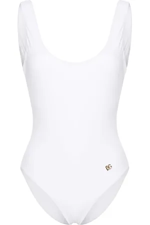 Dolce & Gabbana Costume intero Racer-Style con placca logo