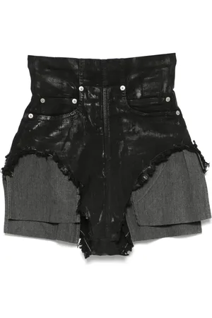 Rick Owens Shorts Dirt con cut-out