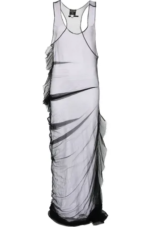 Jean Paul Gaultier Abito lungo semi trasparente anni 2000