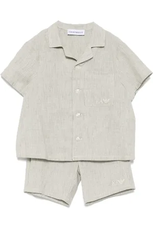 Emporio Armani Set shorts con applicazione logo