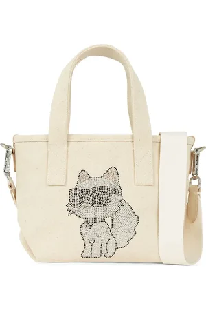 Karl Lagerfeld Borsa tote con grafica gatto