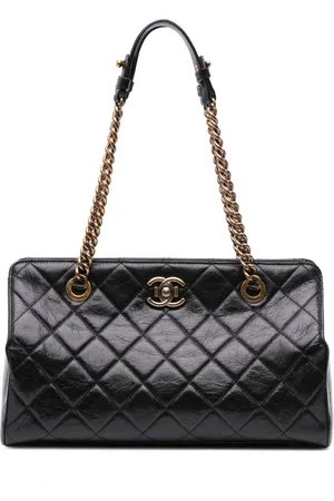 CHANEL Borsa tote Perfect Edge in pelle di vitello trapuntata 2013-2014