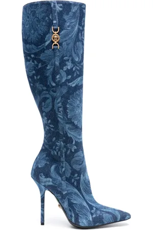 VERSACE Stivali al ginocchio Barocco Medusa 