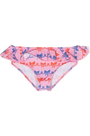 Bobo Choses Slip bikini Ribbon Bow con ruches