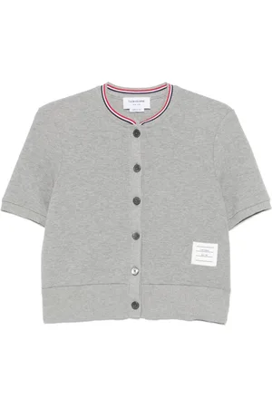 Thom Browne Cardigan con banda RWB
