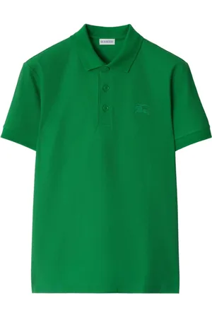 Burberry Polo in cotone con ricamo logo