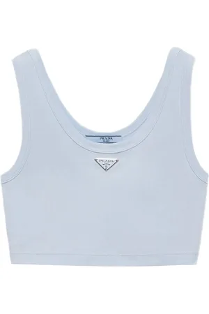 Prada Canotta in maglia a coste