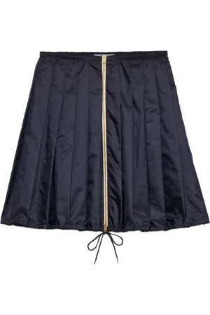 Prada Minigonna Re-Nylon plissettata