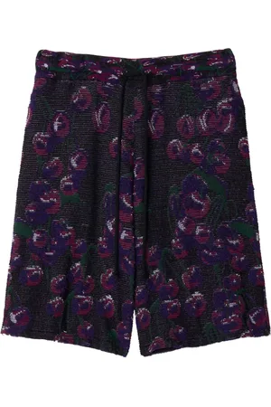 Burberry Shorts con fantasia a intarsi