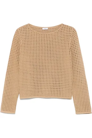 AKRIS Top in maglia traforata