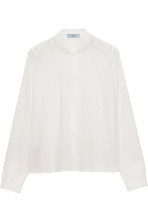 Prada Camicia con colletto alla coreana