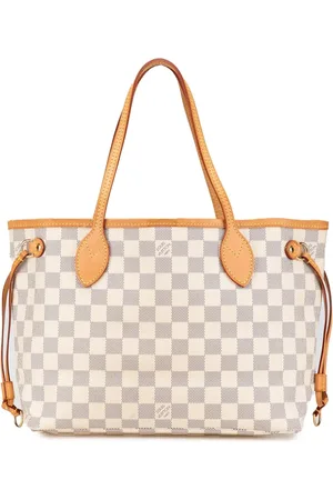 LOUIS VUITTON Borsa tote Neverfull PM in tela Damier Azur 2010