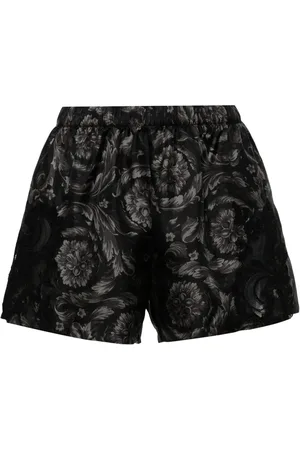 VERSACE Shorts pigiama con stampa Barocco