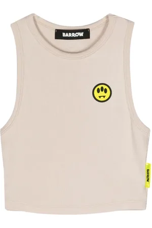 BARROW Canotta con logo gommato