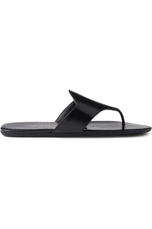 Prada Sandali con fasce sottili e suola piatta