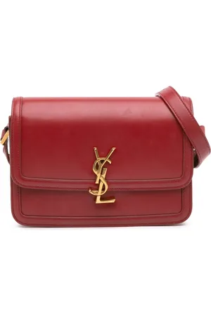 Saint Laurent Borsa a tracolla Solferino Satchel In Box media in pelle di vitello 2020