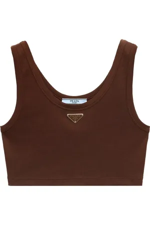 Prada Canotta in maglia a coste