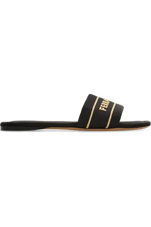 Salvatore Ferragamo Sandali slides con logo