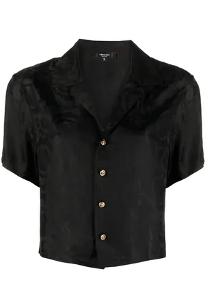VERSACE Top pigiama Barocco con effetto jacquard