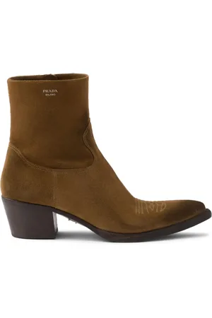 Prada Stivali in pelle scamosciata