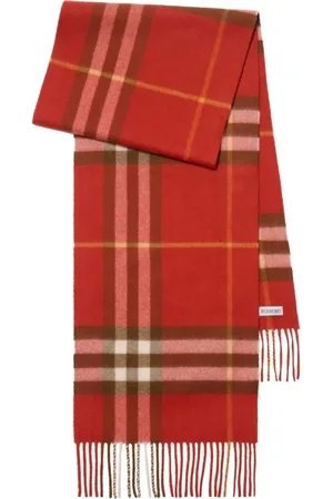 Burberry Sciarpa in cashmere con frange