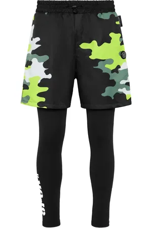 Philipp Plein Shorts a strati con stampa camouflage