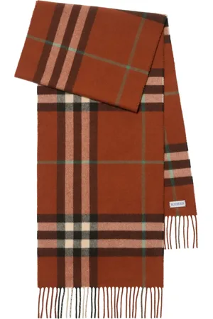 Burberry Sciarpa in cashmere con frange