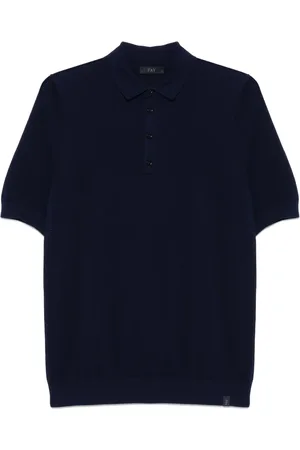FAY Polo in cotone con ricamo logo