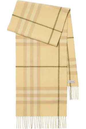 Burberry Sciarpa in cashmere con frange