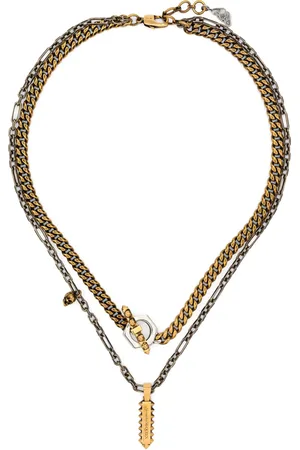 Alexander McQueen Collana a catena con pendente