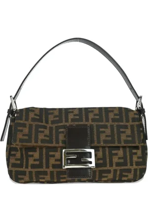 Fendi Borsa a mano Baguette con motivo Zucca 1990-2000