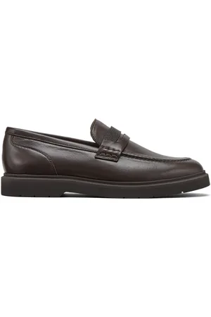Brunello Cucinelli Mocassini con finiture lucide