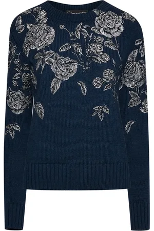 Oscar de la Renta Maglione con ricamo