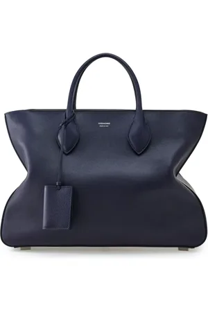 Salvatore Ferragamo Borsa tote in pelle con logo