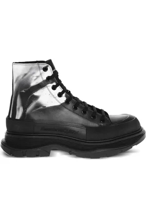 Alexander McQueen Anfibi in pelle