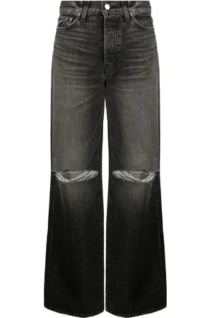 AMIRI Jeans a gamba ampia con effetto vissuto