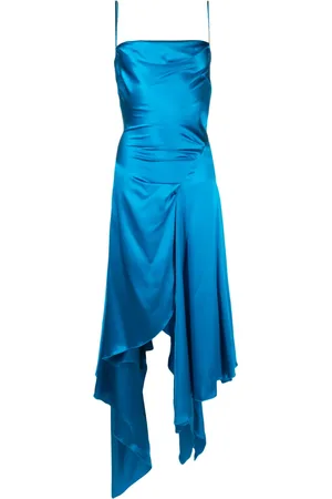 Feben Abito Cowl midi asimmetrico