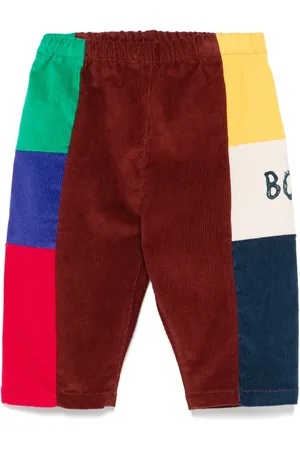 Bobo Choses Pantaloni a coste con design color-block